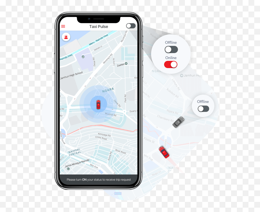 Taxi Driver App Dispatch Solution Pulse - Dot Png,Uber Driver App Icon