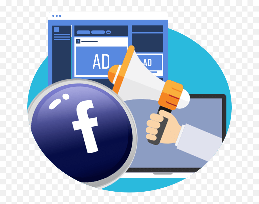 Facebook Ads Advertising Agency Big Voice - Hammer Png,Icon For Advertising