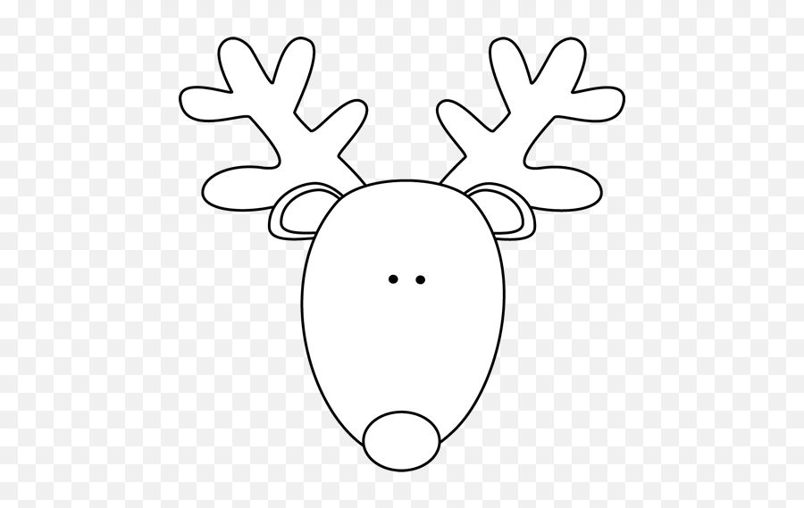 Reindeer Template Transparent U0026 Png Clipart Free Download - Ywd Hot Chocolate Labels For Christmas,Reindeer Clipart Png