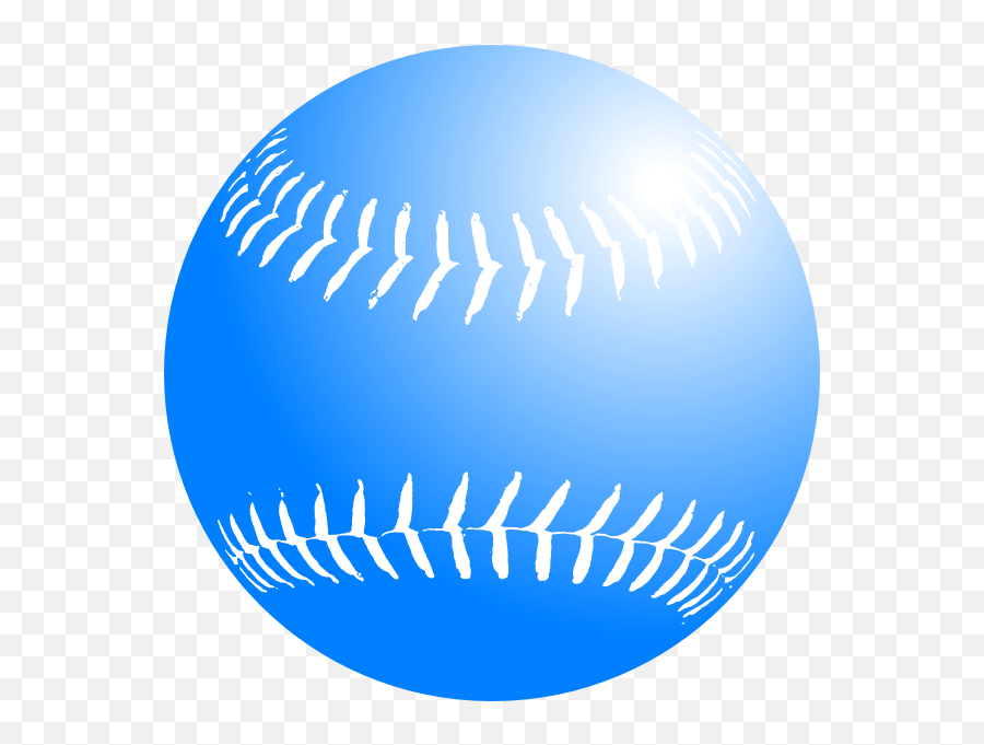Blue Softball Clip Art - Softball Clip Art Png,Softball Png