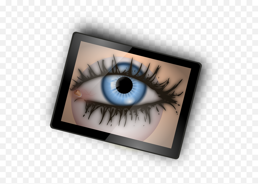 Looking View Eye Frame Border Picture Image - Public Icon Png,Creepy Eye Png