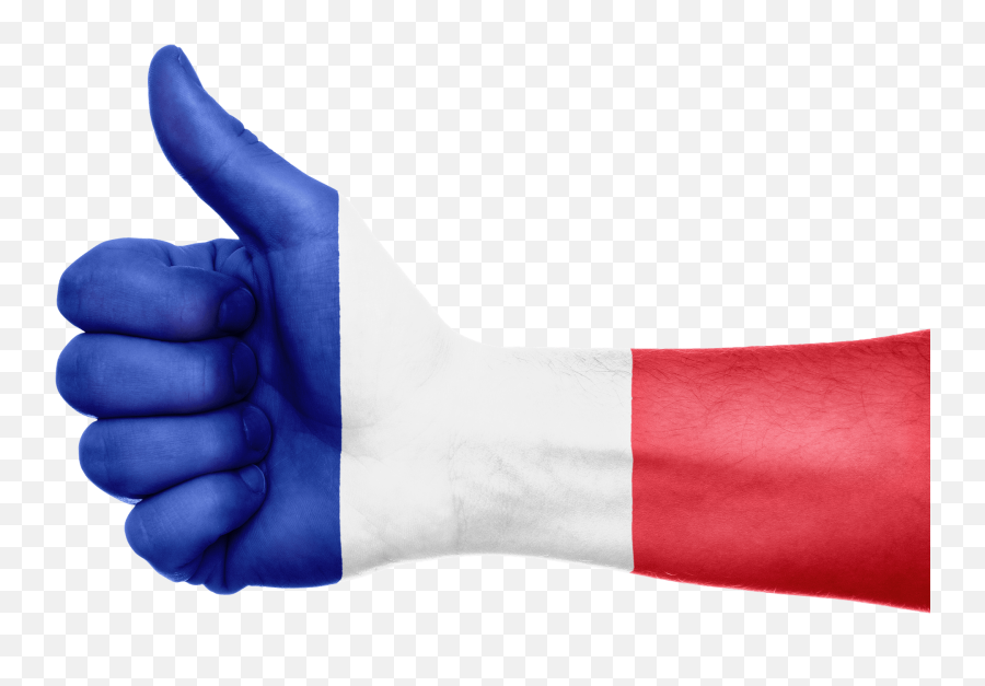 French Flag - French Flag Hand Png,French Flag Png