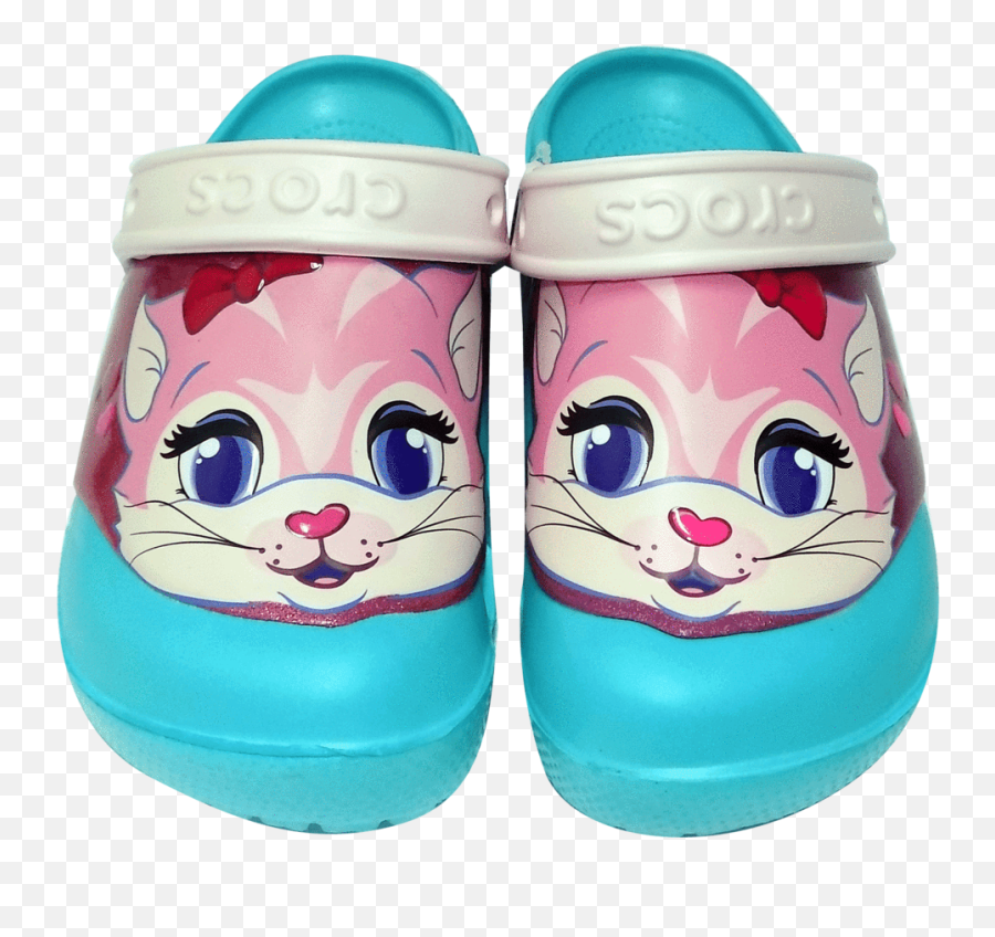 Download Crocs Cute Cats With Lights - Crocs With Cats On Them Png,Crocs Png