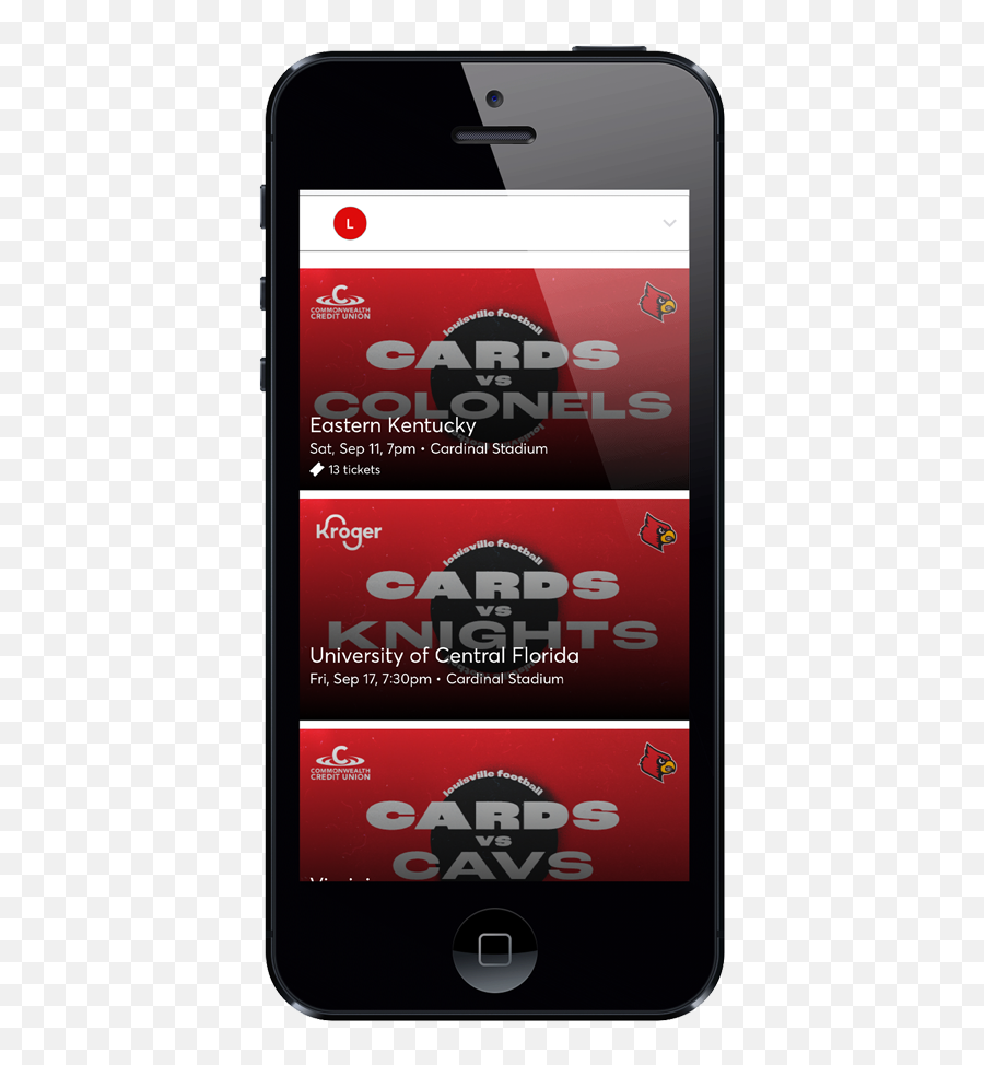 Cardsmobile - Ticketing Hub University Of Louisville Athletics Leonardo App Png,Ios 7 Passbook Icon