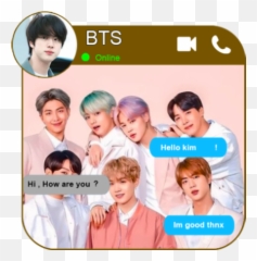 Download Jimin Bst Fake Call Chat Live Prank Free For - Bts Kpop Group Png,Jin Bts Icon