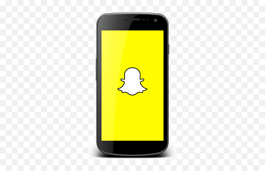 Social Media - Transparent Smartphone Screen Png,Snap Chat Logo