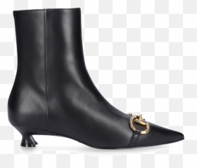 Gucci Ankle Boots Horsebit Nappa Leather Black Png