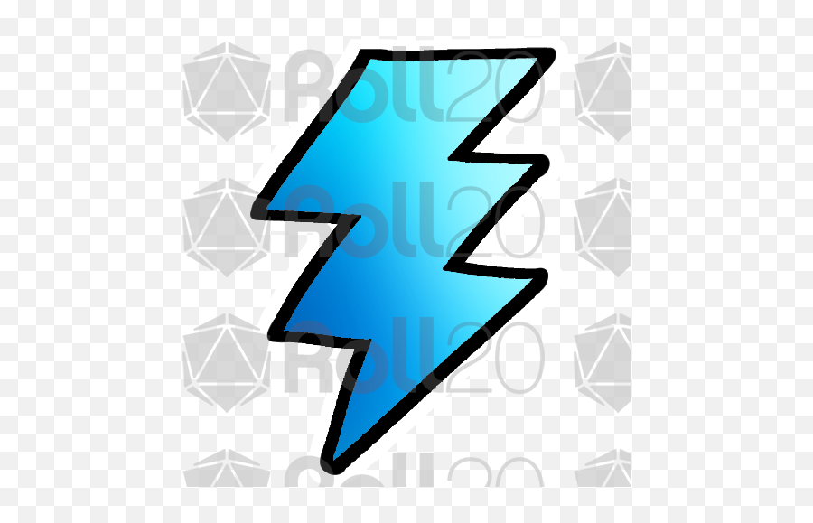 5e Token Markers Conditions Damage Types And Buffs Png Sketched Glowing Blue Battery Icon