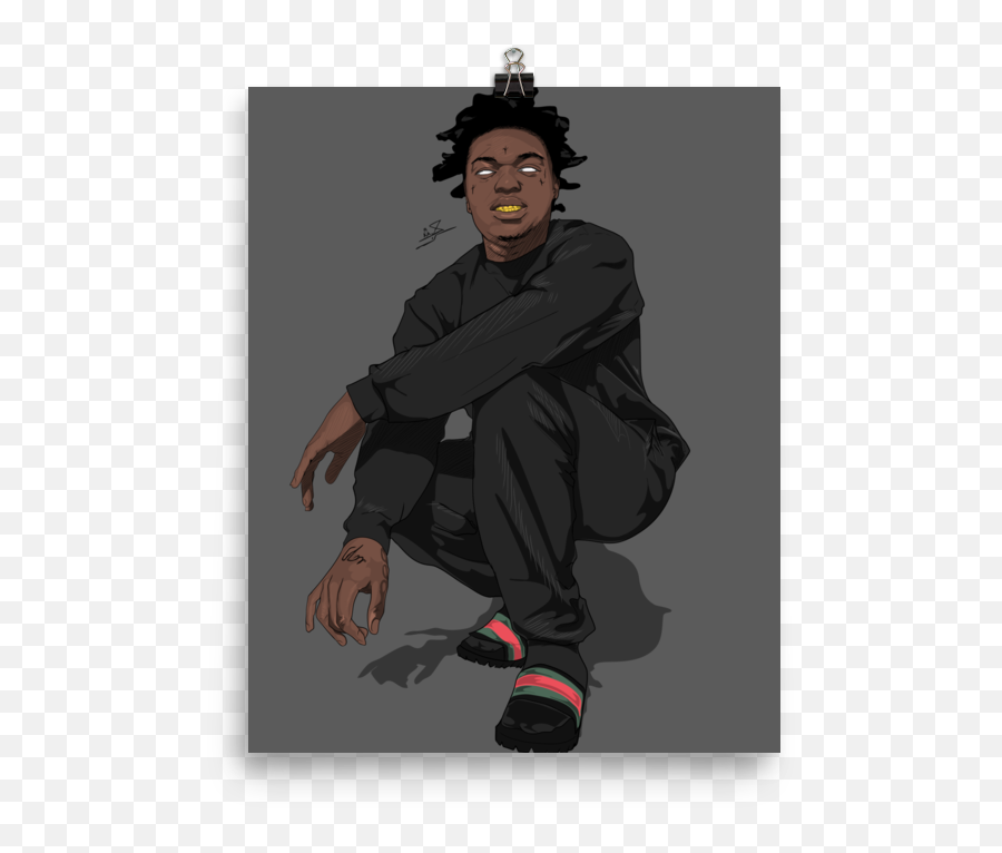 Kodak Black Poster - Drawings Of Kodak Black Png,Kodak Black Png