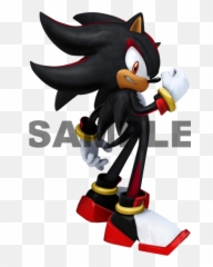 Sonic Shadow T Shirt Iron Transfer Decal 15 - The Hedgehog Transparent png