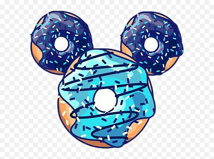 Download Hd Disney Mikey Food Cool - Sticker Donut Png,Tumblr Transparent Stickers