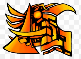 Digital Painting - Orange Graffiti Png