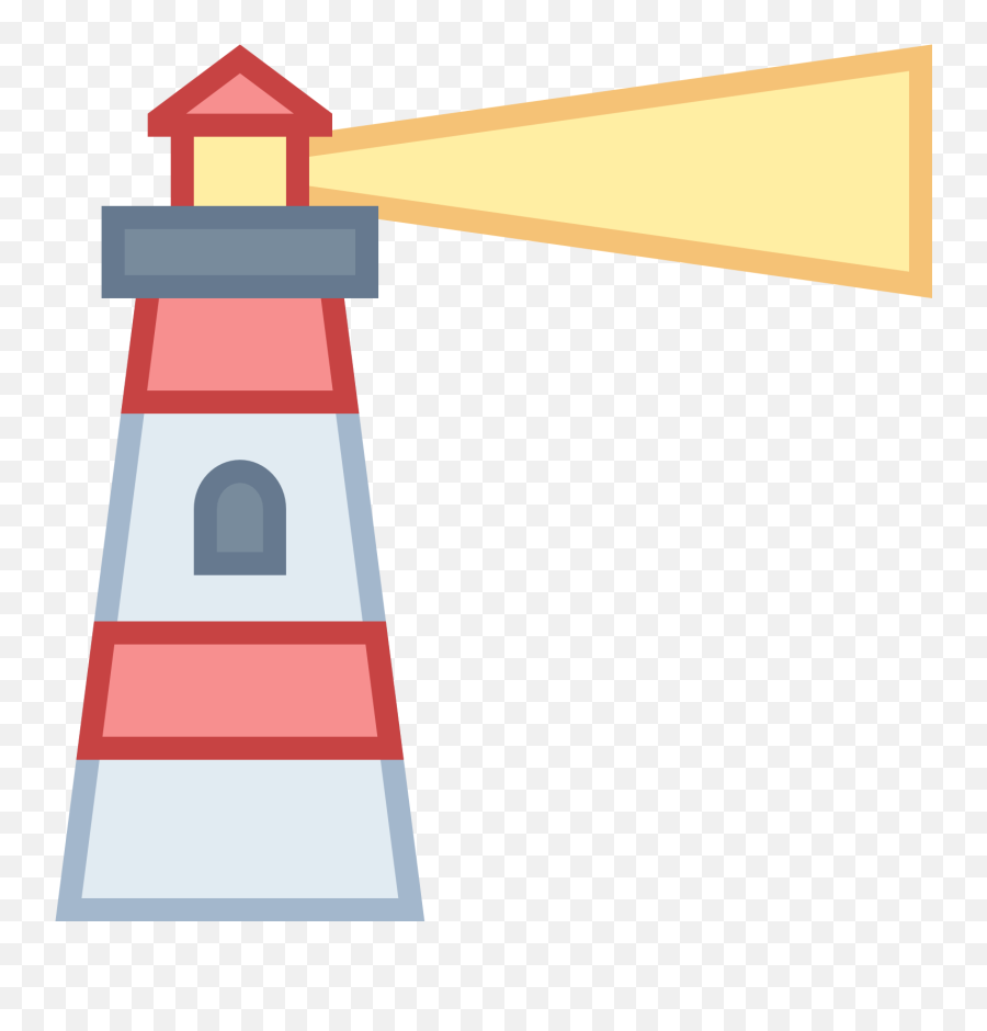Lighthouse Icon Png Transparent - Cute Lighthouse Clipart,Light House Png