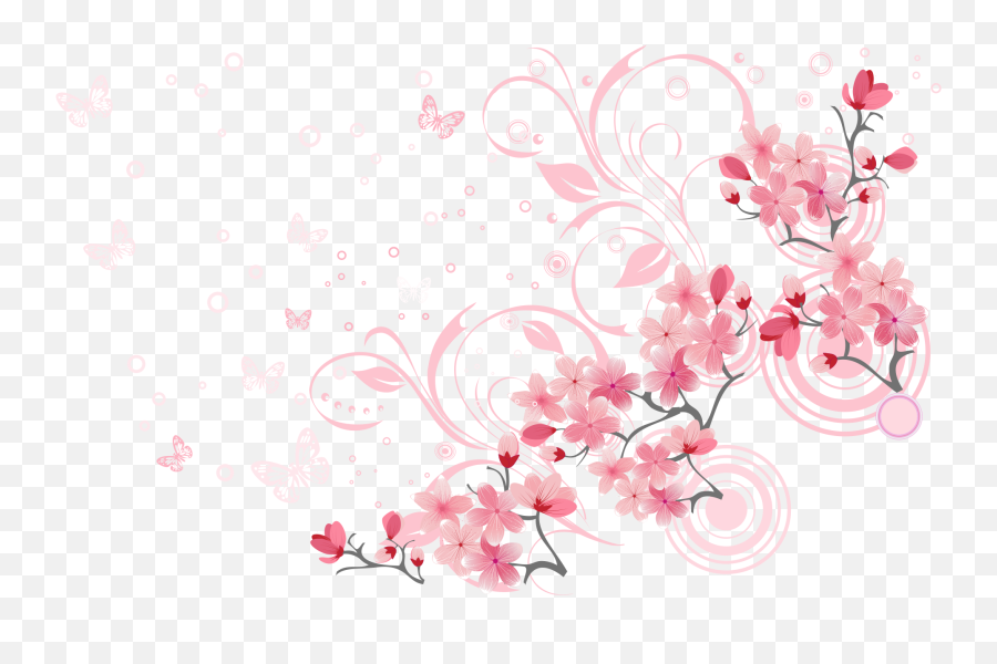 Download Beautiful Blossom Cherry Euclidean Vector Blossoms - Cherry Blossoms Clipart Png,Blossom Png