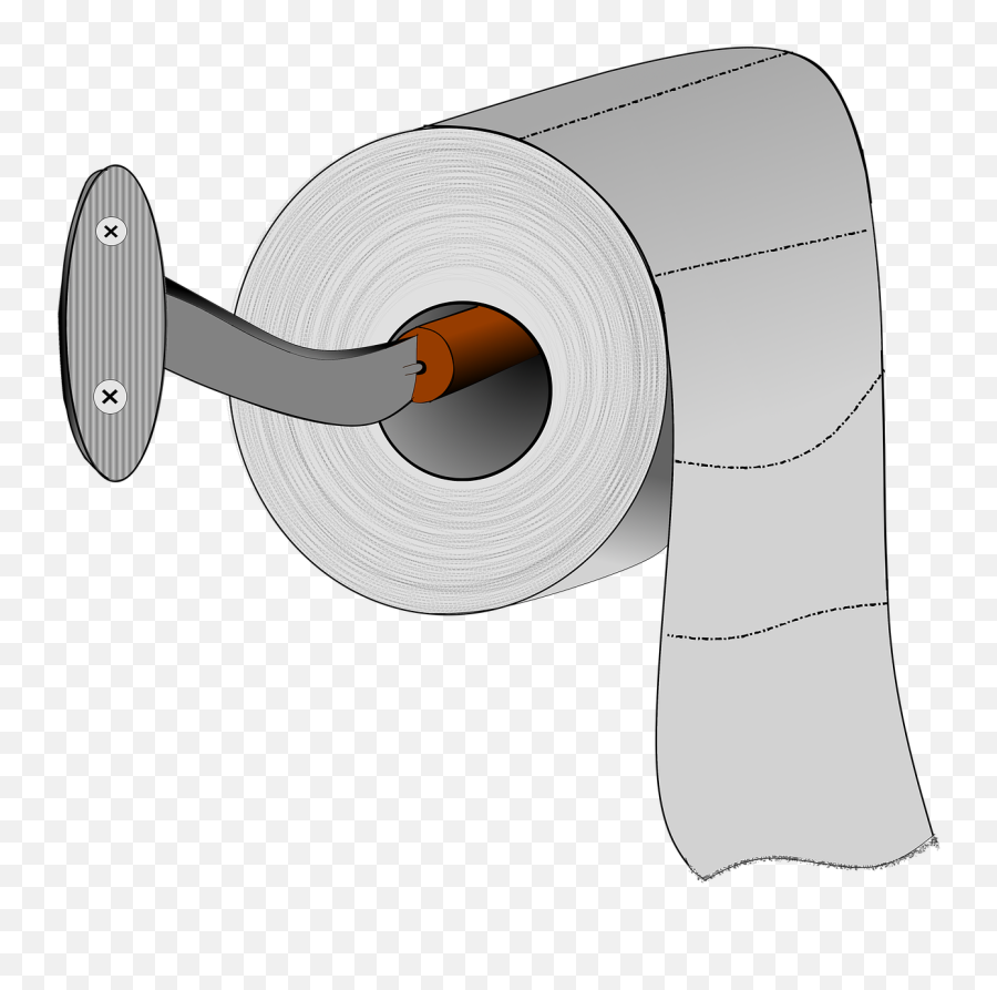 Toilet Paper Clip Art Roll - Free Image On Pixabay 4 Toilet Paper Squares Png,Toilet Transparent Background