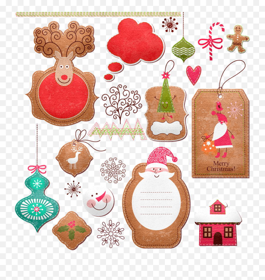 Christmas Tags Santa Claus - Free Image On Pixabay Christmas Day Png,Tags Png