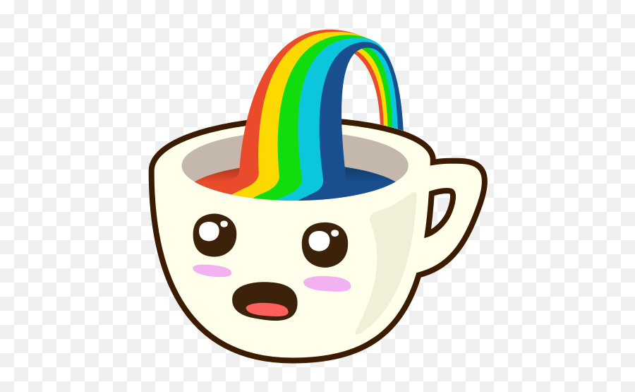 Gen0 - Cup With Rainbow Emoji Png,Rainbow Emoji Png