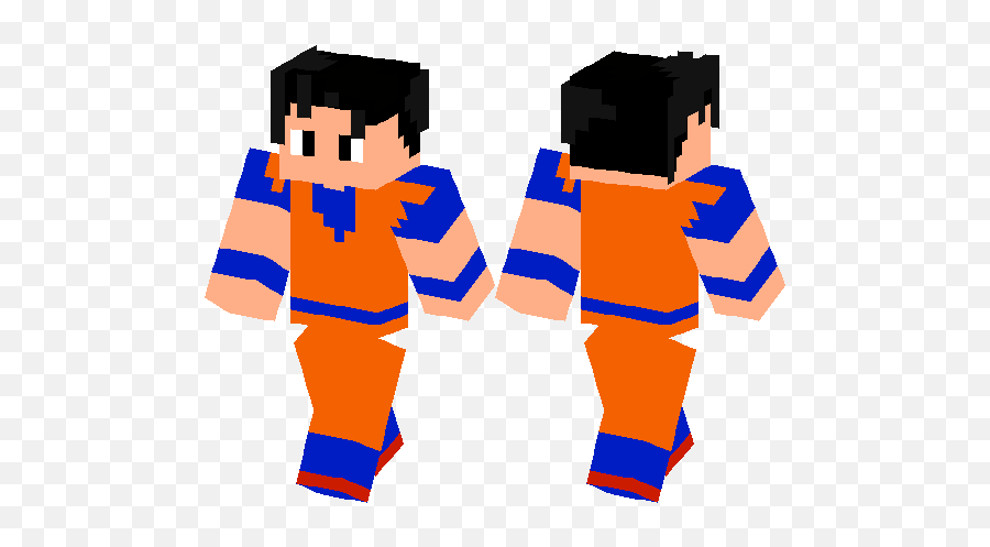 Dragonball Z Goku Minecraft Skin Hub - Dragon Ball Z Goku Png Minecraft,Dragonball Z Png