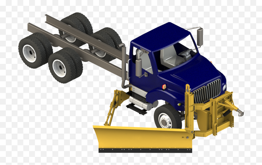 Download Hbw Fr Deployed Ground Trf - Trailer Truck Png,Plow Png