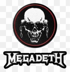 Megadeth Logo Nuclear Symbol Keychain - Emblem png