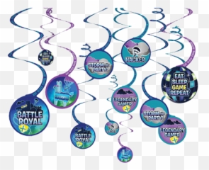 Fortnite Battle Royal Swirl Decorations - Just Kids Royale Game png