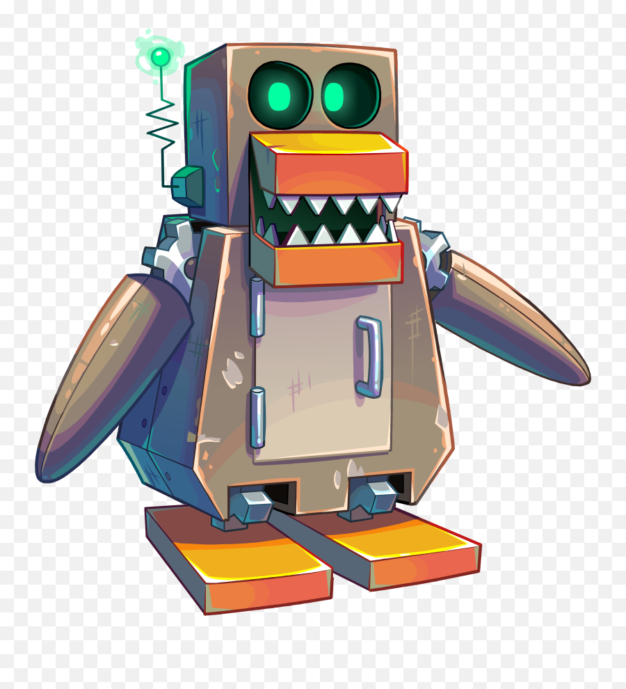 Club Penguin Pizzatron 3000 Cheats Secrets Best - Robots De Club Penguin Robot Penguin Png,Club Penguin Png