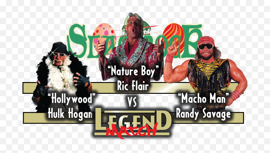 Welcome To Destigeddon Slamrock Dg Legends Match - Ric Flair Woo Png,Randy Savage Png