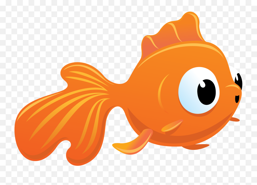 Clipart Gold Fish Png - Cartoon Gold Fish Png,Gold Fish Png