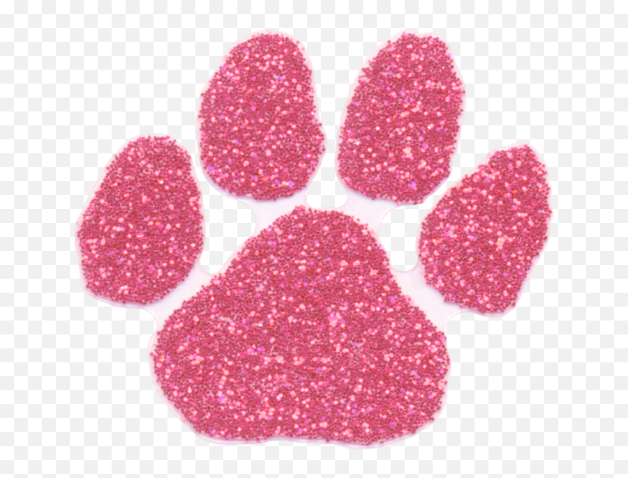 Pink Glitter Paw Print Waterless Tattoo - Anderson County High School Logo Png,Pink Glitter Png