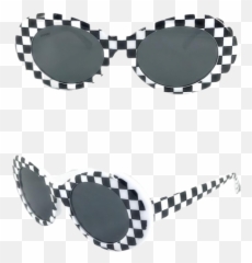 Checkered Clout - Ultimate clout god Transparent Goggles png