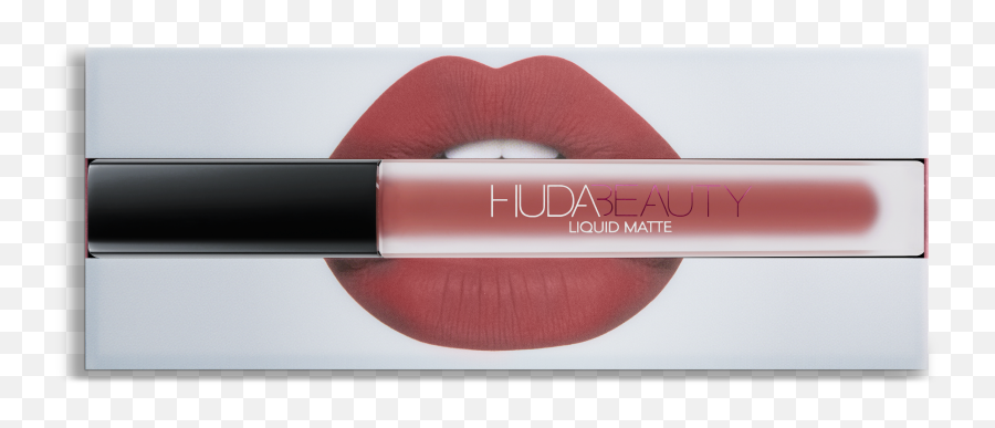 Liquid Matte Lipstick - Huda Beauty Lipstick Matte Png,Red Lipstick Png