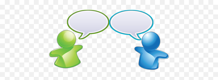 Download Hd Two Way Conversation - Two Way Conversation Icon Two Person Conversation Clipart Png,Conversation Png