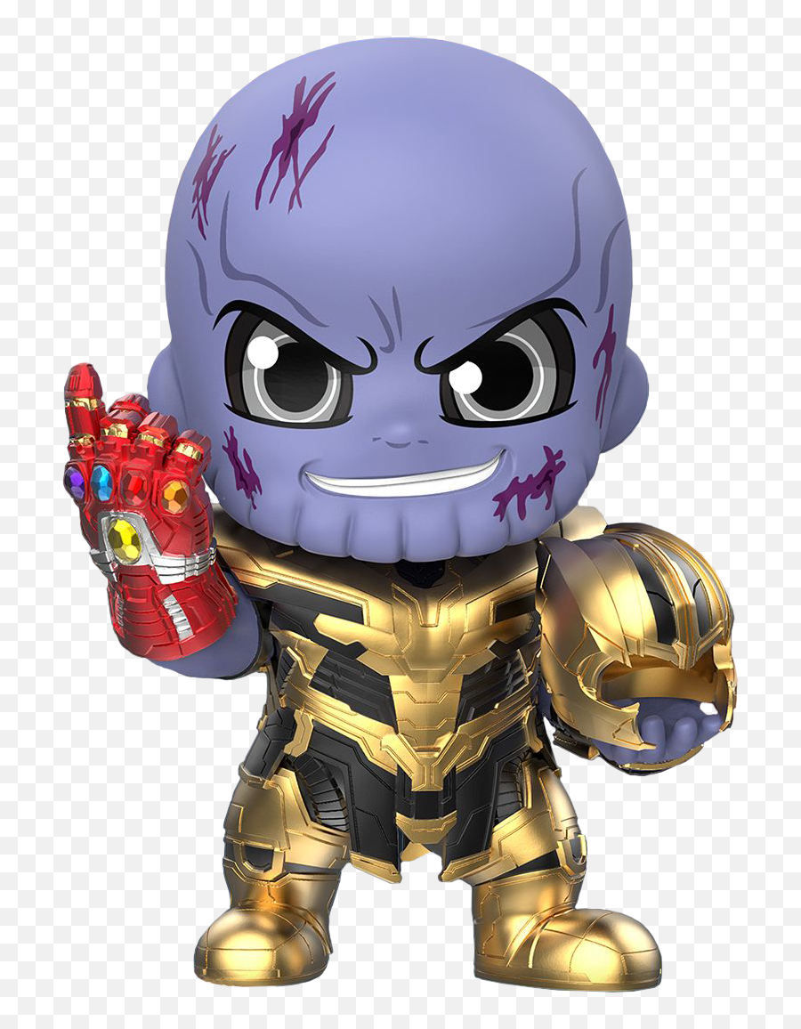 Thanos With Nano Gauntlet Cosbaby 3 - Antioquia La Mas Educada Png,Thanos Head Png