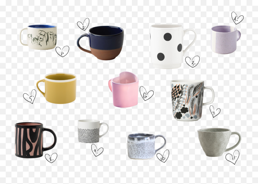 My Favourite Mugs U2014 Interiors Girl Png Coffee Cups