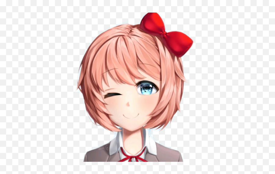 Sayori Ddlc Sticker - Doki Doki Literature Club Sayori Fan Art Png,Sayori Hanging Png