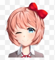 Sayori Ddlc Sticker - Doki Doki Literature Club Sayori Fan Art Png,Sayori Hanging Png
