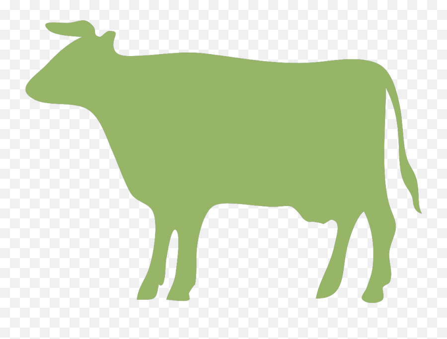 Green Cow Png Svg Clip Art For Web - Cow Silhouette,Cow Clipart Png