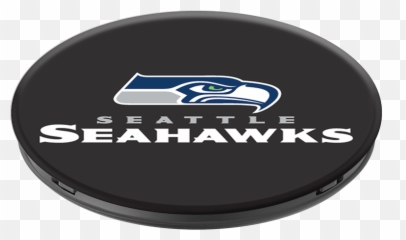 Black And White Seahawks Logo - Emblem png