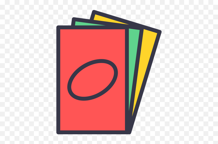 Game Icon Of Colored Outline Style - Available In Svg Png Clip Art,Uno Cards Png