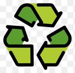Recycling Symbol Emoji Clipart Free Download Transparent - Emoji Recyclage png