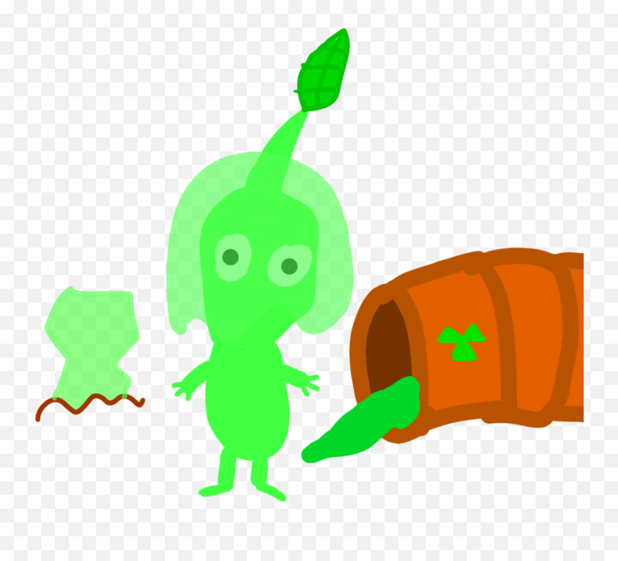 Radioactive Pikmin Let Me Explain In Comments - Illustration Png,Pikmin Png