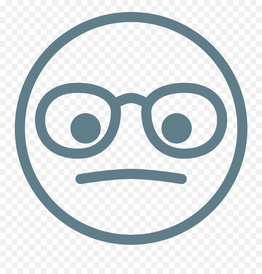 Nerd Emoticon Emoji Smiley - Emoji Png,Nerd Emoji Png