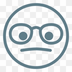 Nerd Emoticon Emoji Smiley - Emoji Png,Nerd Emoji Png