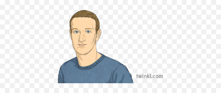 Mark Zuckerberg Portrait Person - Mark Zuckerberg Illustration Png,Mark Zuckerberg Png