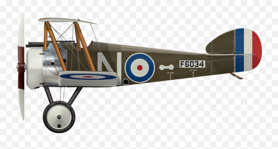 Sopwith Camel - Sopwith Camel Side View Png,Biplane Png