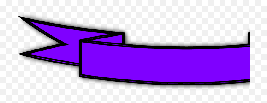 Purple Banner Clip Art - Horizontal Png,Purple Banner Png