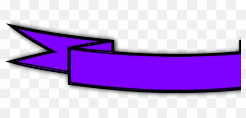 Purple Banner Clip Art - Horizontal png