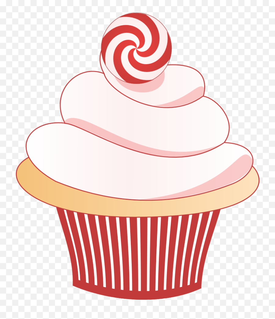 December Clipart Birthday - Transparent Background Cupcake Clipart Png,December Png