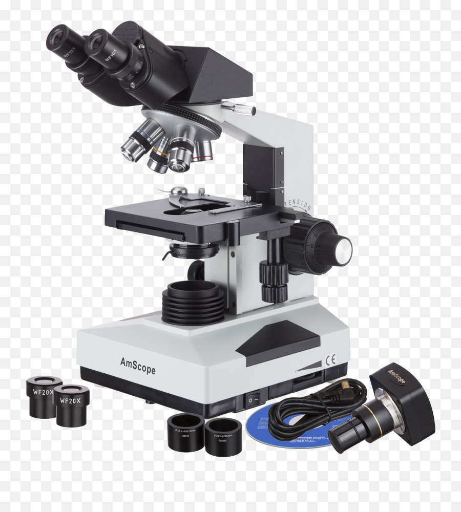 Binocular Microscope Png Image Hd Real - Trinocular Microscope,Microscope Png
