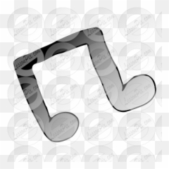 Music Notes Picture For Classroom Therapy Use - Great Language Png,Music Notes Png